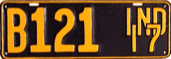 1917 License Plate