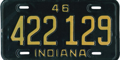 1946 License Plate