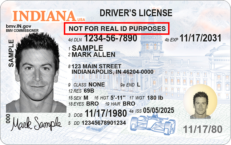 Driver license that is non-compliant with Real ID Driver license that is non-compliant with Real ID