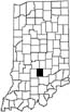 Brown County locator map