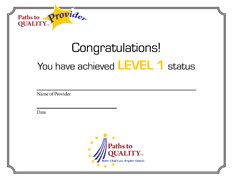 Child Care Certificate