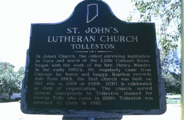 St. John's Lutheran Church Tolleston