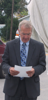 State Representative Bill Davis spoke during the ceremony.