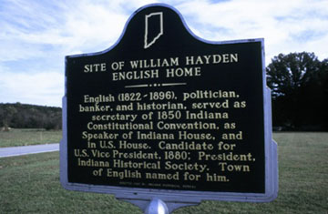 Site of William Hayden English Home