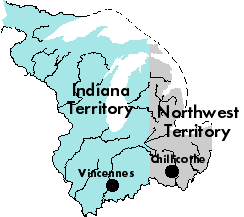 May 7, 1800 Indiana Territory Map