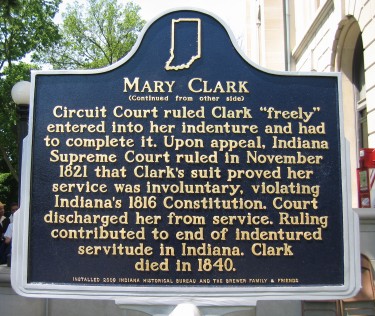 Mark Clark historical marker - side 2