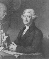Thomas Jefferson portrait by Gilbert Stuart