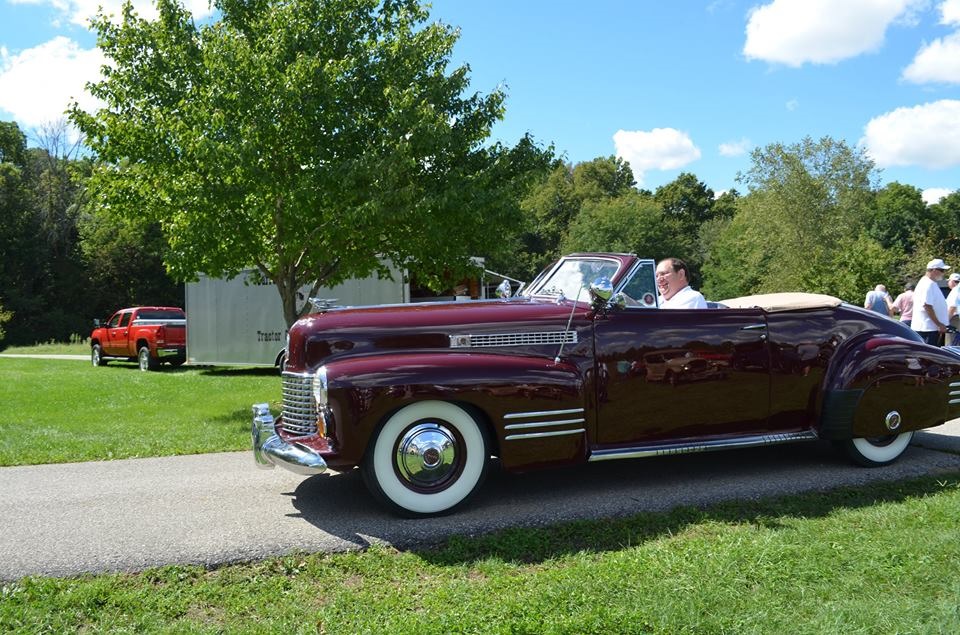 1941 Cadillac arriving at Motor Muster