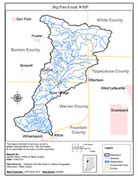 Big Pine Creek Map