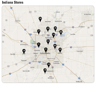PPG Indiana Locations