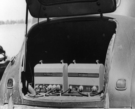 1946 Ford Trunk with Motorola 30Ds