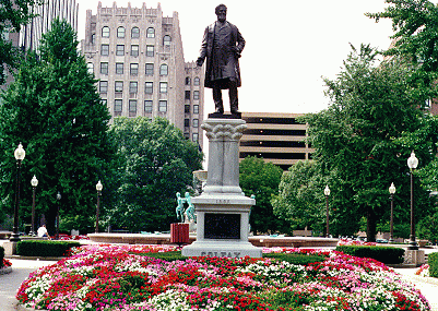 Schuyler Colfax Statue