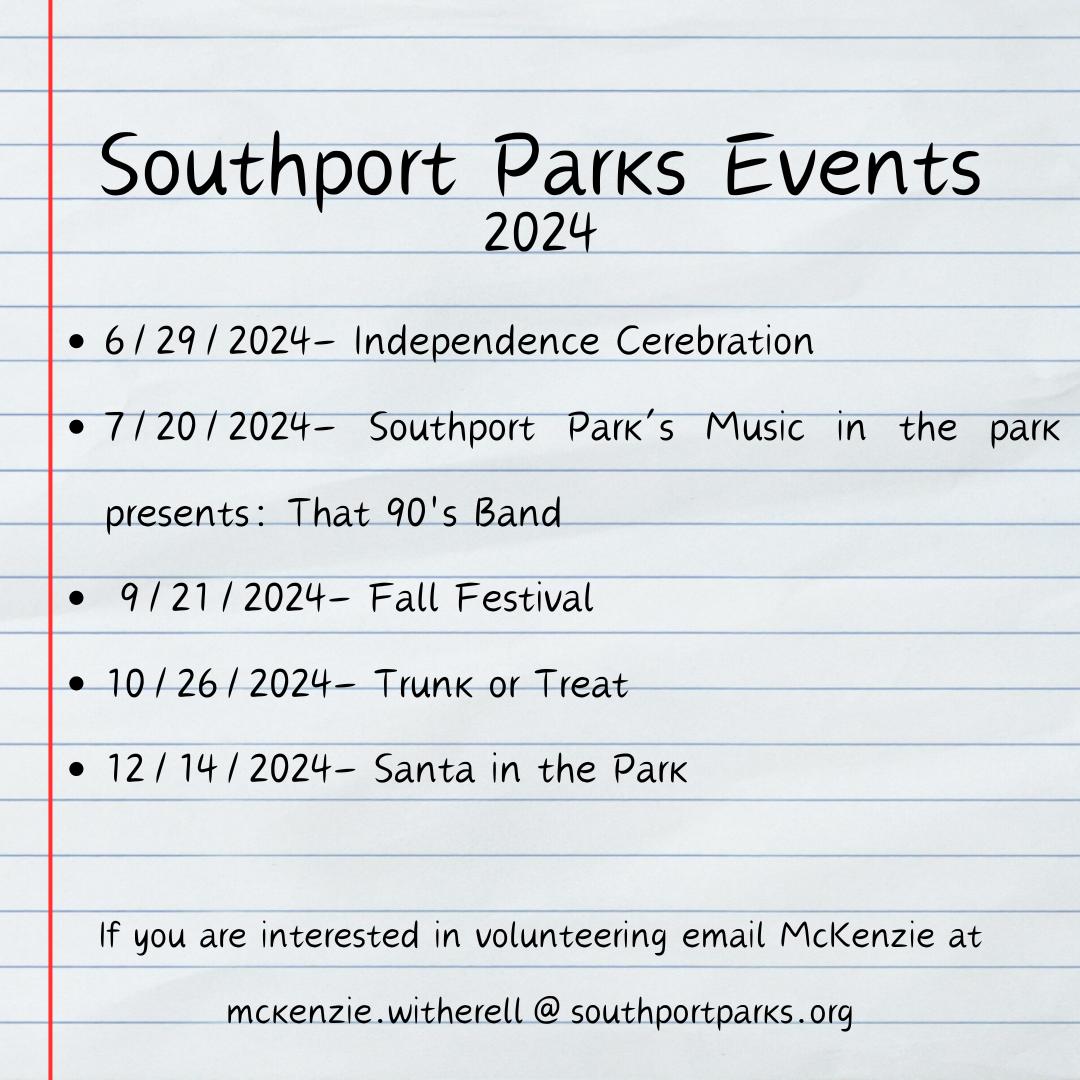 Upd Southport Park events A