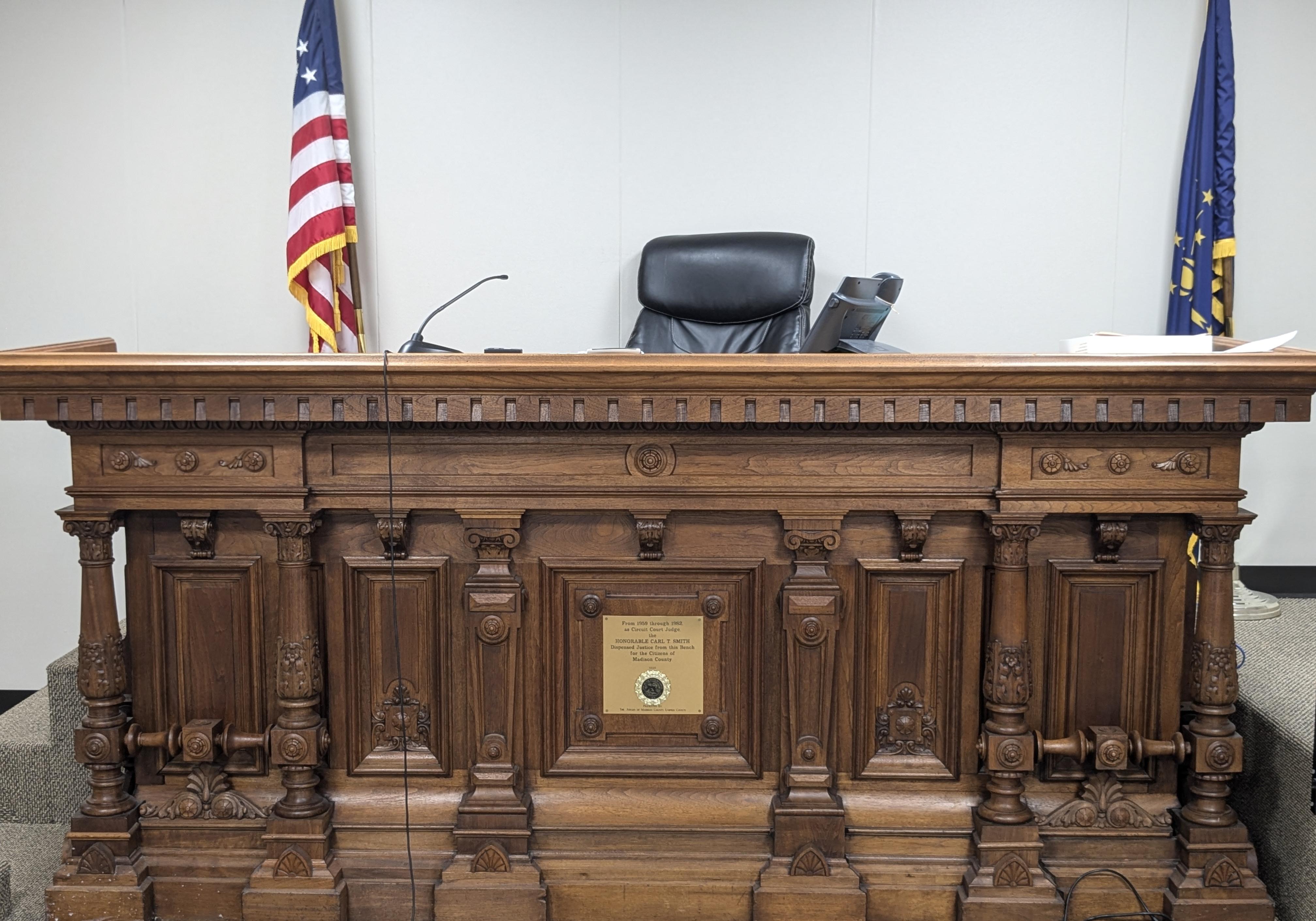 Courtroom Bench