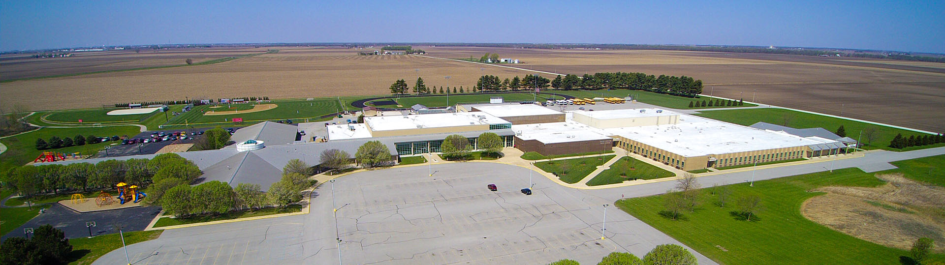 Aerial view of South Newton High School