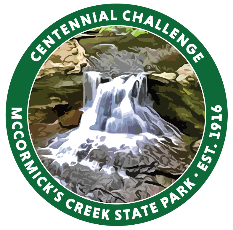 Centennial Challenge at McCormick's Creek State Park logo