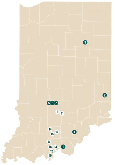 Map Of Indiana State Parks Map