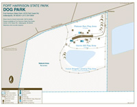 Map of Fort Harrison Dog Park