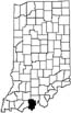 Perry County locator map