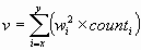 Formula for degrees of freedom denominator