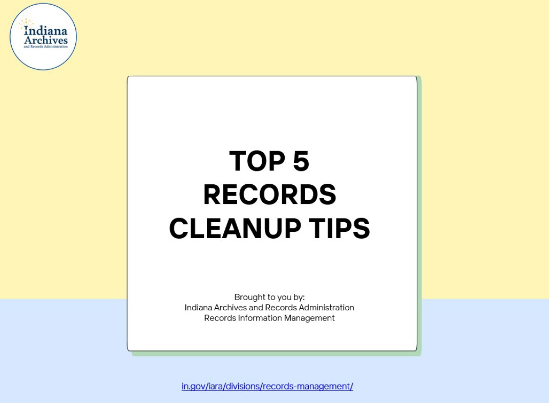 Top 5 Records Cleanup Tips Mini Webinar