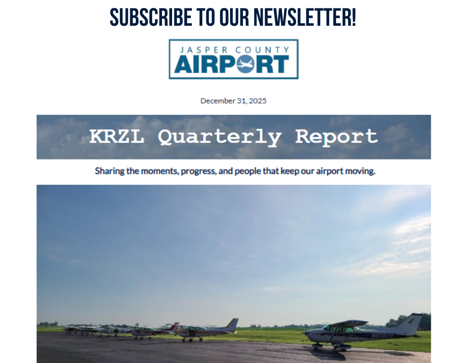 Photo link to airport newsletter