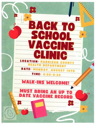 Back to school vaccine clinic